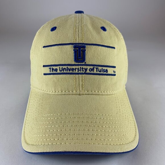 Tulsa Golden Hurricane NCAA Gold The Game Relaxed Fit Strapback Hat - Picture 2 of 5
